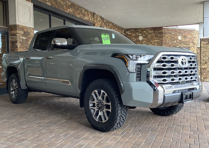 2026 Toyota Tundra 1794 at the dealer for sale