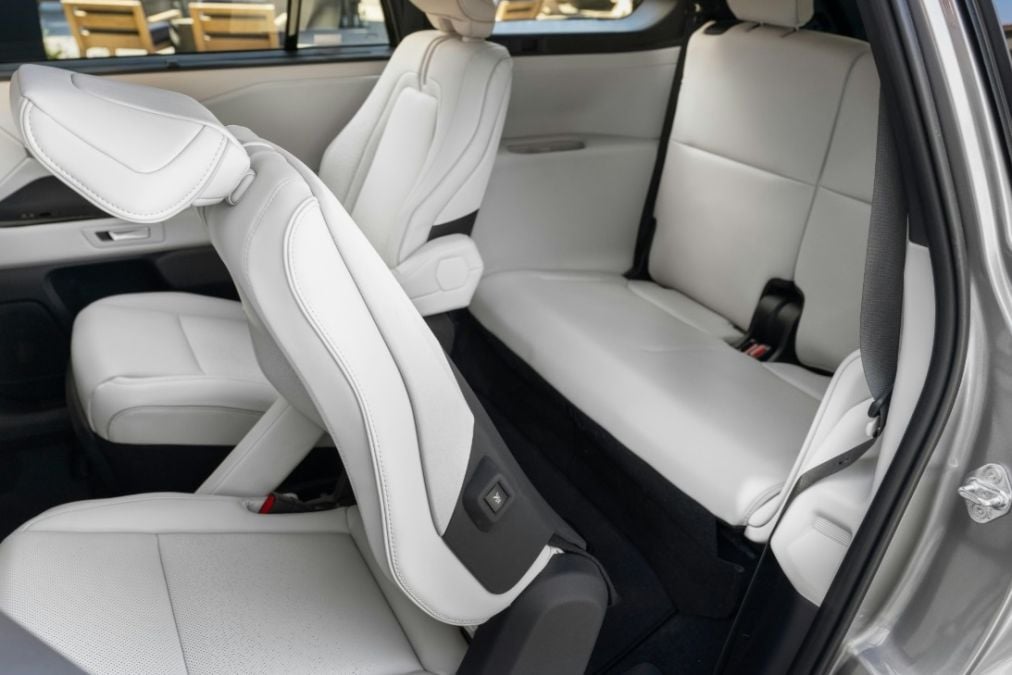 2027 Toyota Highlander rear seating
