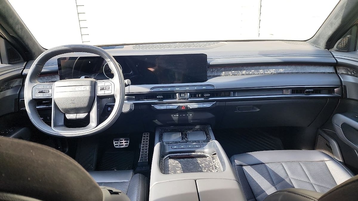 2027 Kia Telluride X-Pro SX-Prestige AWD front interior and infotainment