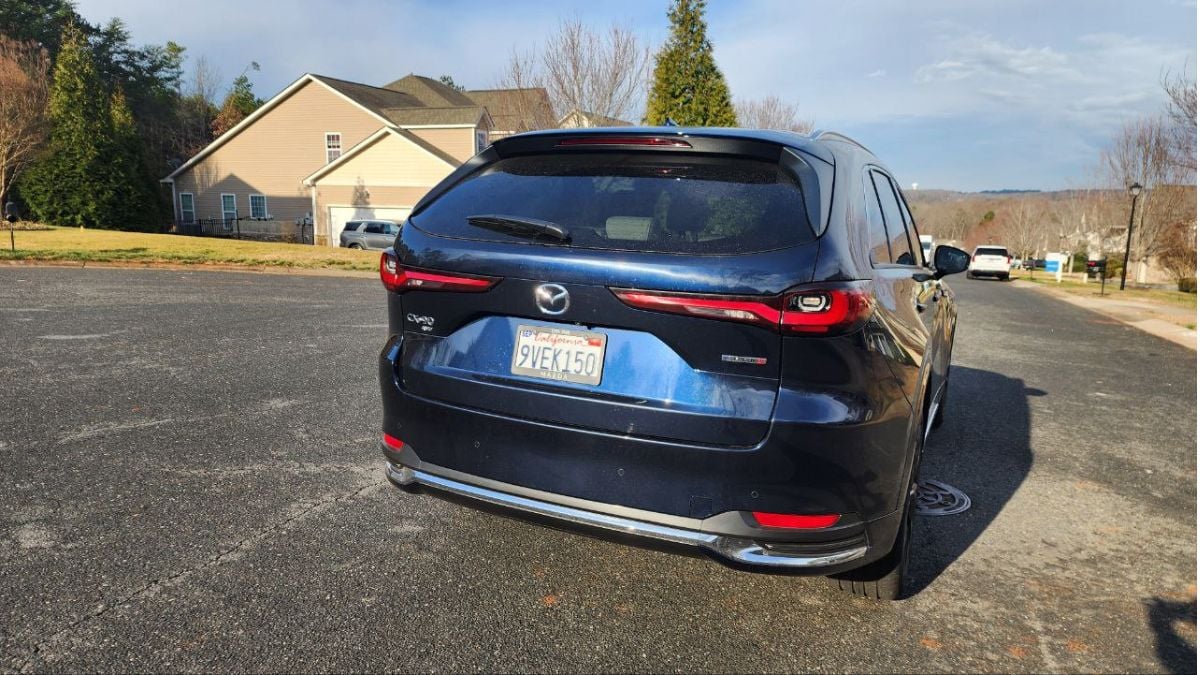 2062 Mazda CX-90's rear view design