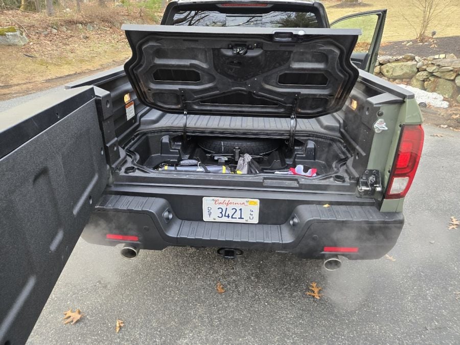 2026 Honda Ridgeline cargo area