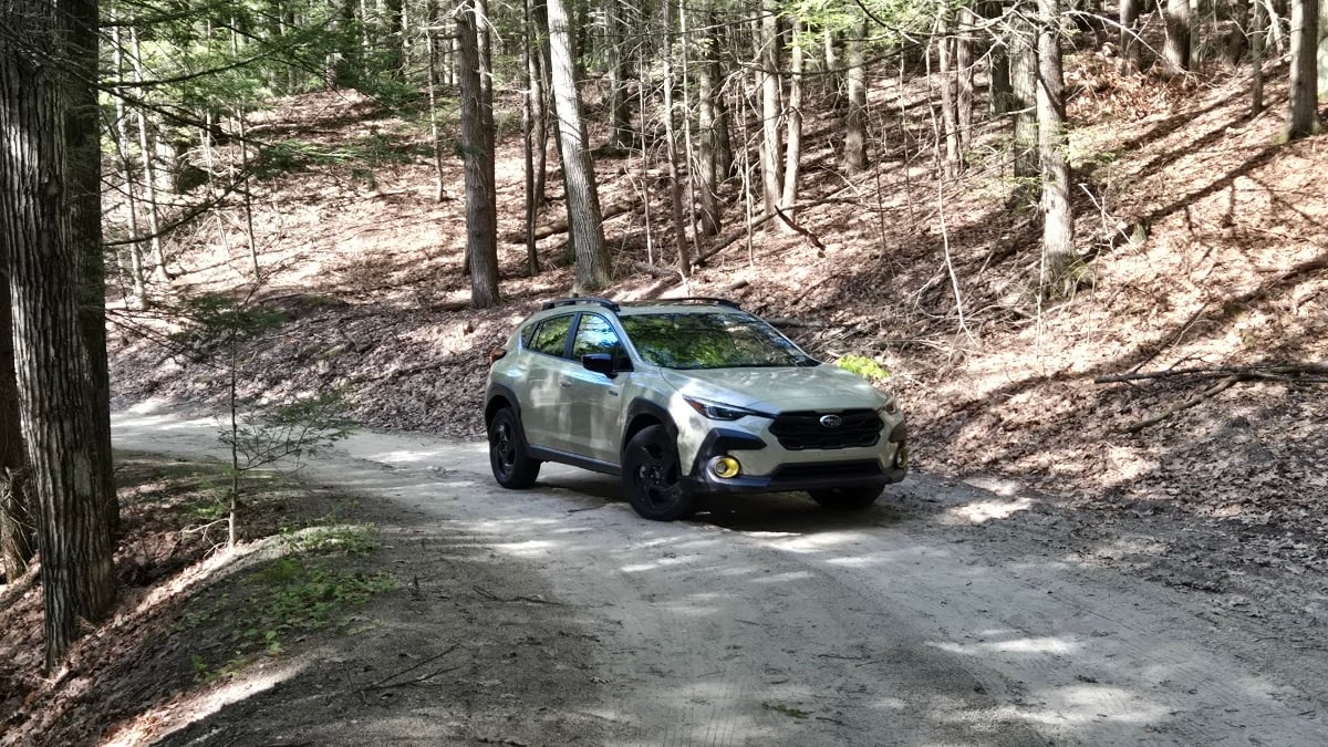 2026 Subaru Crosstrek on a dirt path