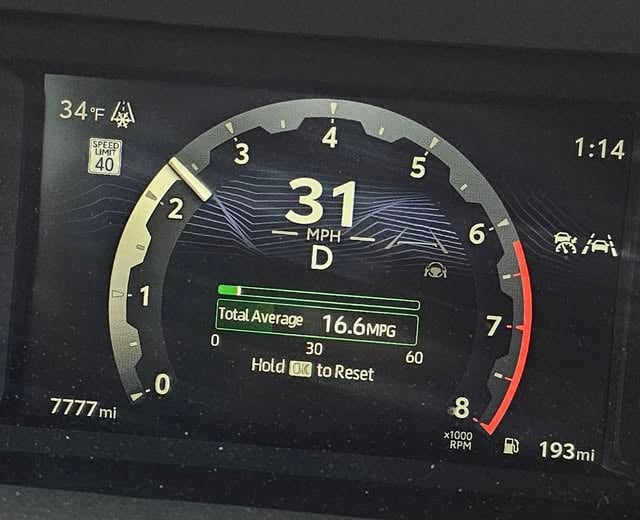 2025 Toyota Tacoma owner shocked by &quot;V8-like&quot; gas mileage