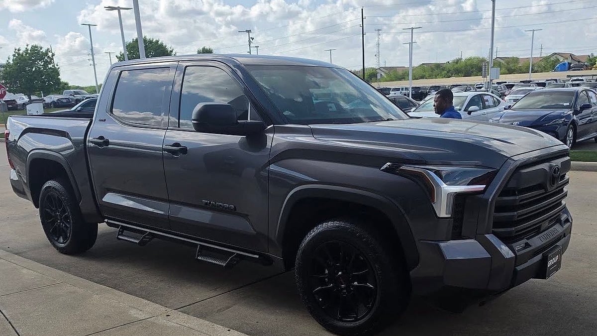 Allan Lagman's new 2026 Toyota Tundra on the dealer's lot in Texas