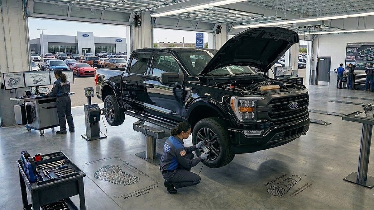 Comparative technical overview of the Ford F-150 powertrain, featuring detailed schematics and real-world forensic reliability analysis for professional investigation