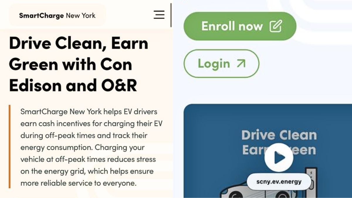 Cond Edison's NY Charging incentives for electric vehicle owners