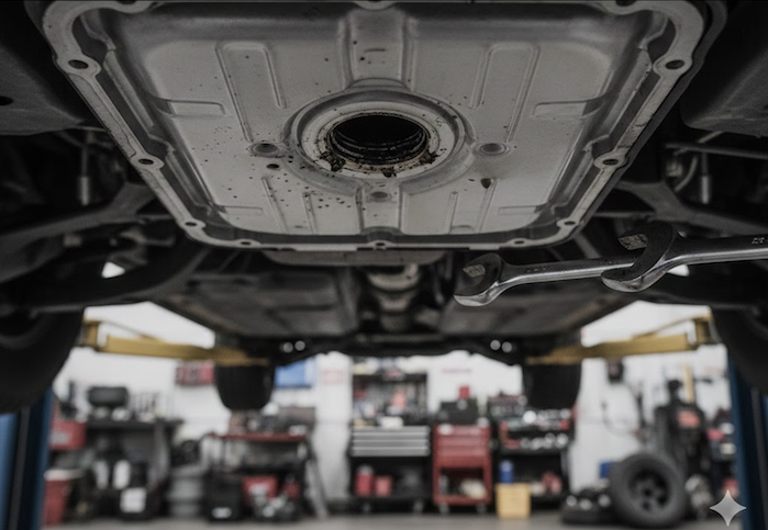 Connor Mac's 2023 Toyota Tacoma oil pan