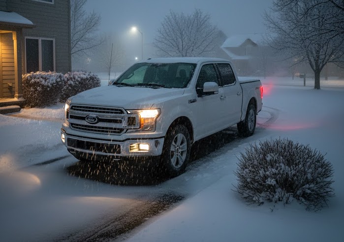 Dale Tucker's 2021 Ford F-150 in his driveway