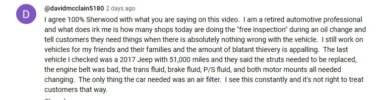Former Mechanic Warns About Free Diagnostic Scams