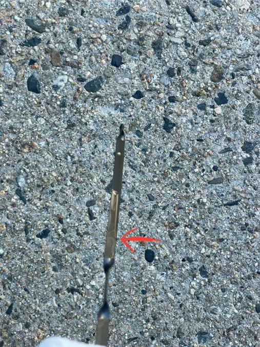 A Toyota GR86 overfilled with oil by dealre