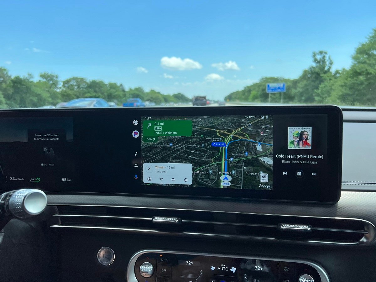 Image of Android Auto in Genesis GV60 by John Goreham