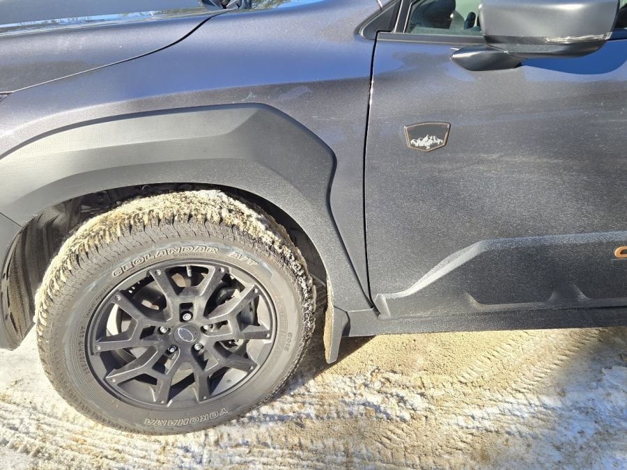 Yokohama Geolandar G015 tires off pavement in winter