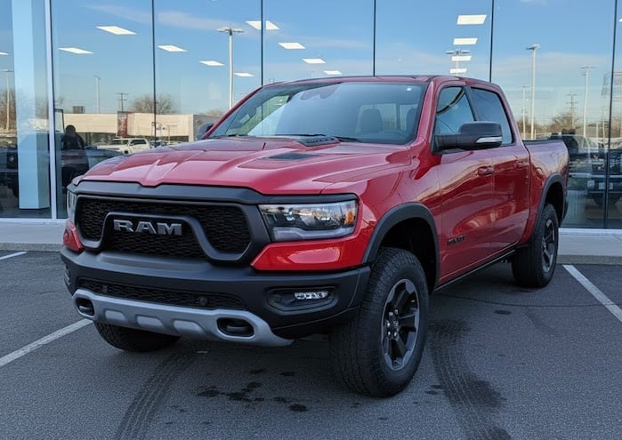 Greg Sharp's 2026 Ram Rebel at the dealer