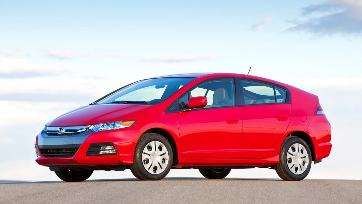 Honda Insight is slightly mroe engaging, and gives you paddle-shifters with simulated gear ratios