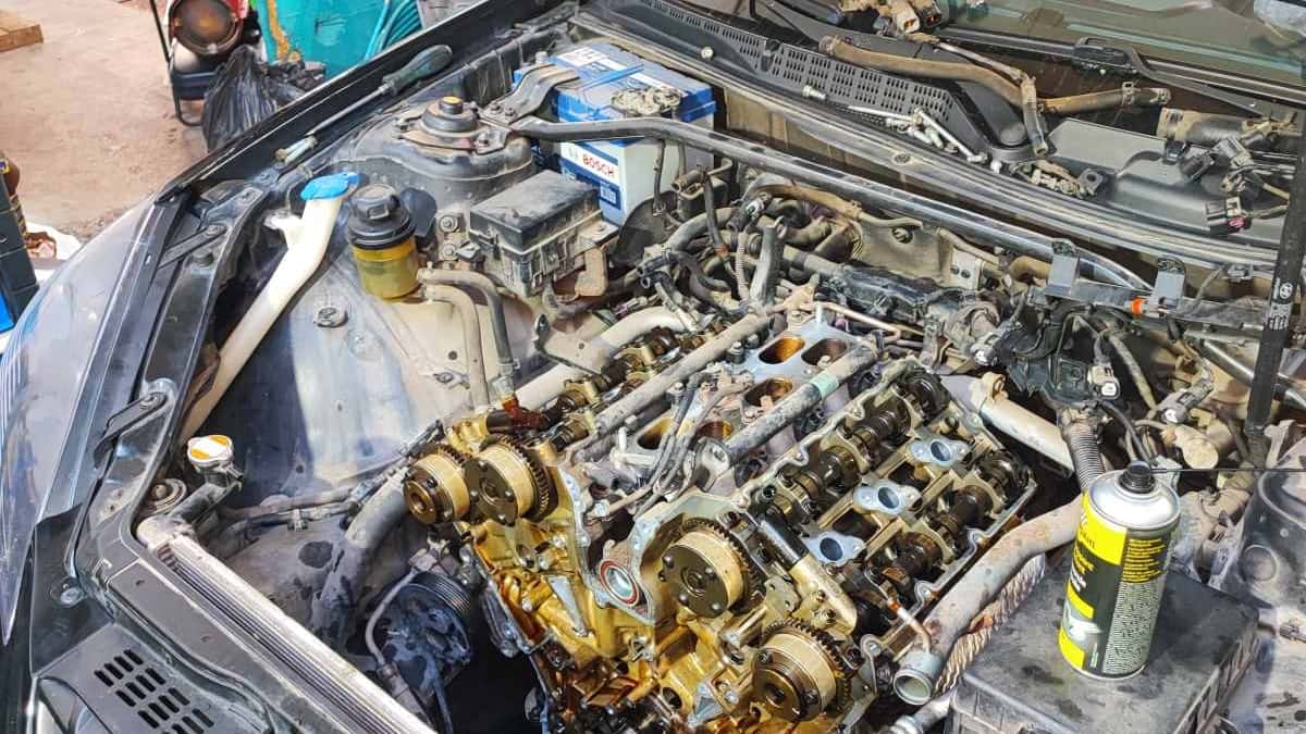 Hyundai Genesis Coupe 3.8 G6DA RS engine without timing chains