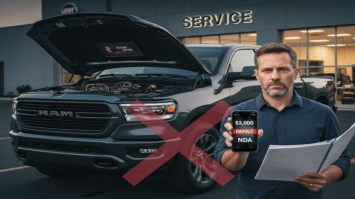 Jim Lehet' 2025 Ram at the dealer