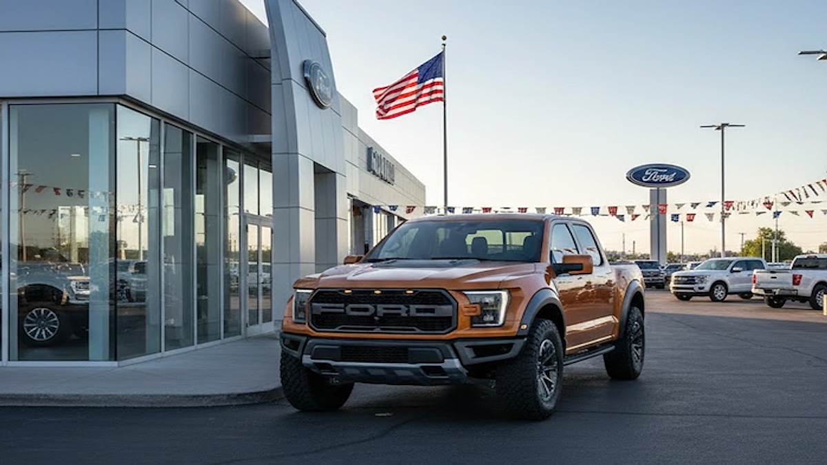 Jim Skelton's 2026 Ford Raptor at the dealer
