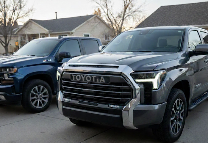 John Scruggs' 2026 Toyota Tundra and Chevy Silverado 