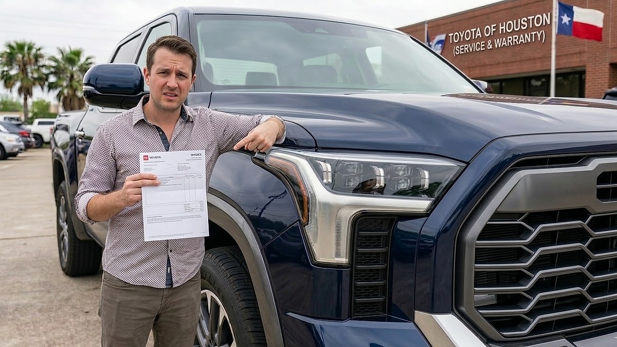 Jonathan Sewell with his 2024 Toyota Tundra Limited in Houston, TX; Toyota’s $1,600 tracking module failed to ping during a 10-minute CAN bus injection theft