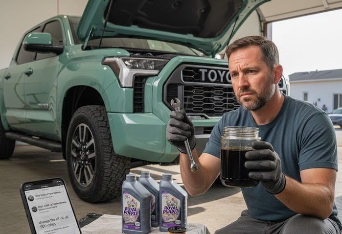 Josh Beard's 2026 Toyota Tundra oil analysis