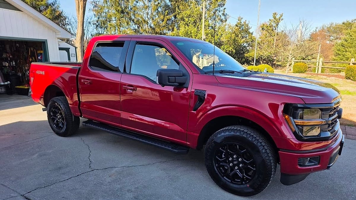 Mac McCoy's 2025 F-150 XLT Crew 5.0L parked at his home in Tennessee