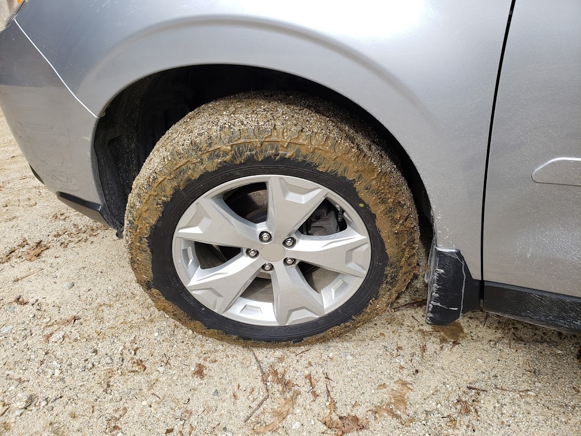 Image of Falken WildPeak A/T Trail tire in mud by John Goreham