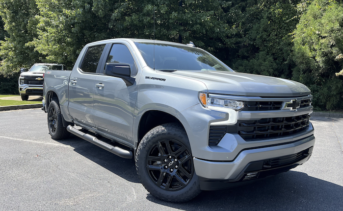 Adam's 2026 Chevy Silverado at the dealer
