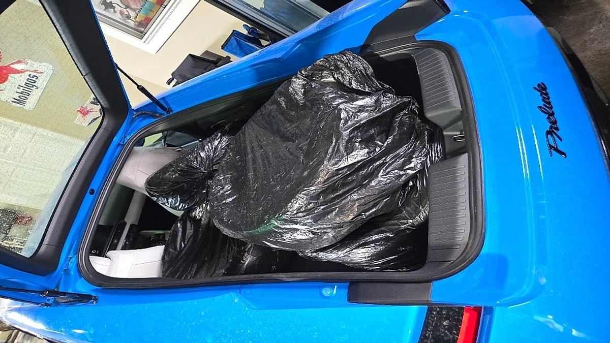 2026 Honda Prelude with 4 tires inside