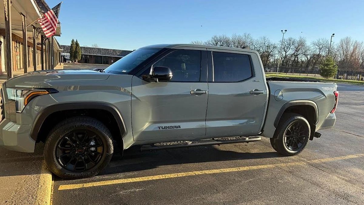 Rachel Christensen's 2026 Toyota Tundra after the paint was fixed in Springfield Missouri