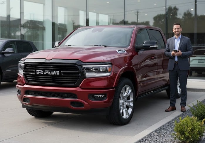 2025 Ram 1500 Laramie on the dealer's lot