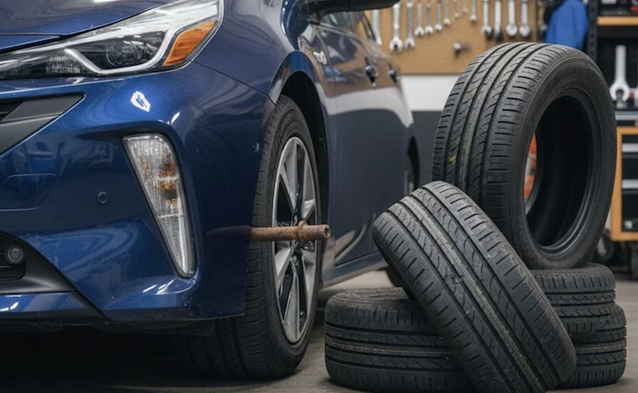 Rich Meychan's 2023 Toyota Prius with new tires