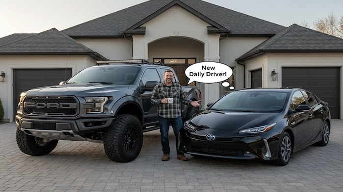 Rob Sussino's 2026 Toyota Prius and Ford Raptor