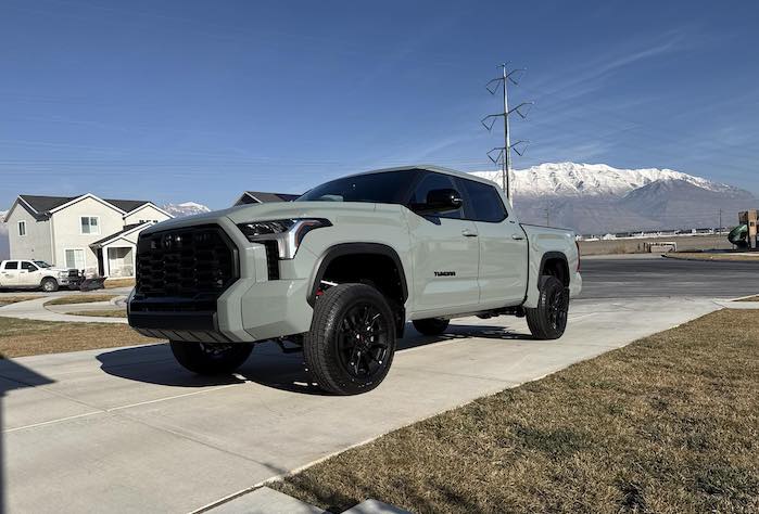 Scott Duff's 2026 Toyota Tundra with small wheels