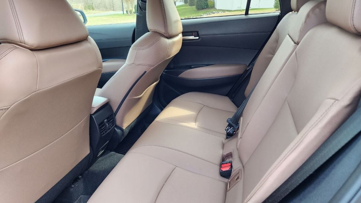 SofTex-trimmed seats of the 2026 Toyota Corolla Cross