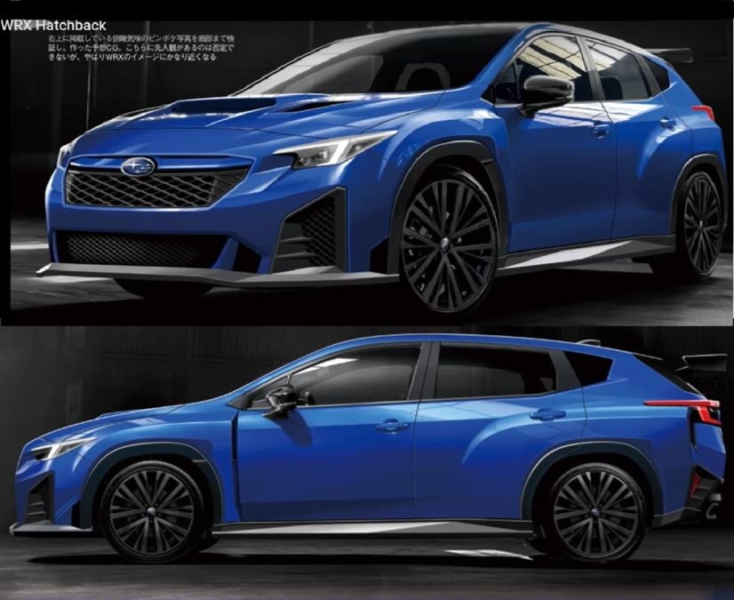 Subaru WRX STI hatchback render/ BestCarWeb