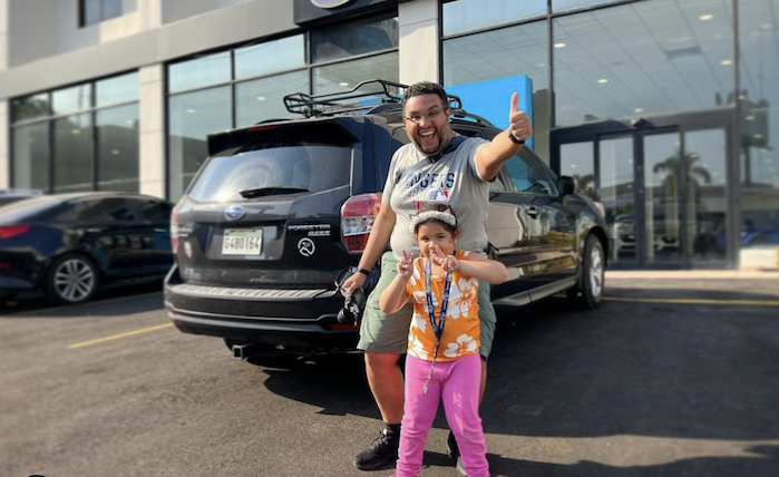 Subaru customers with a Forester