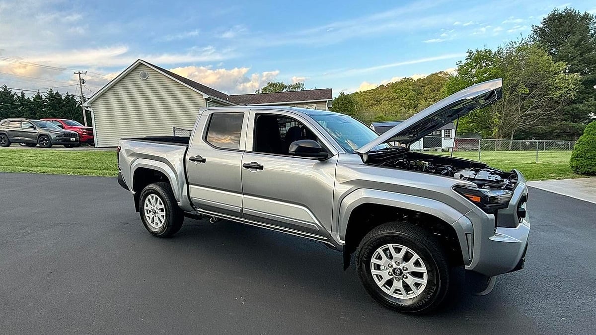 Taylor Lynch's Toyota Tacoma before he traded for a Ford Bronco