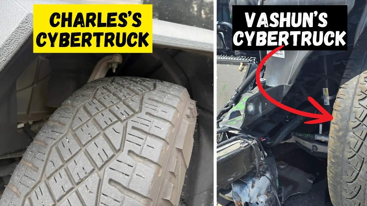 A Tesla Cybertruck Owner Says He Spun Out &amp; Totalled His Truck Because of Uneven Tire Wear – He Adds, “Be Careful to Check the Inner Threads Even If The Tires Seem Fine on the Outside”