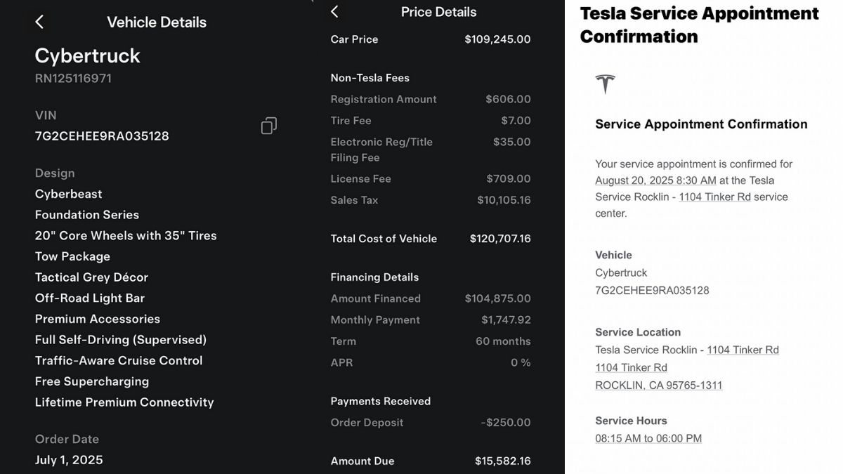 A Cybertruck Buyer Says, “I Need Help Getting My Money Back from Tesla” – Adds “I Rejected the Cybertruck Delivery Because The Truck Has a Missing Pillar, but Now Tesla Is Refusing to Refund My $15,582 Deposit”