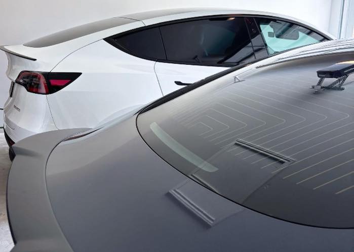 Xavier's Tesla Model 3 and Model Y in the garage