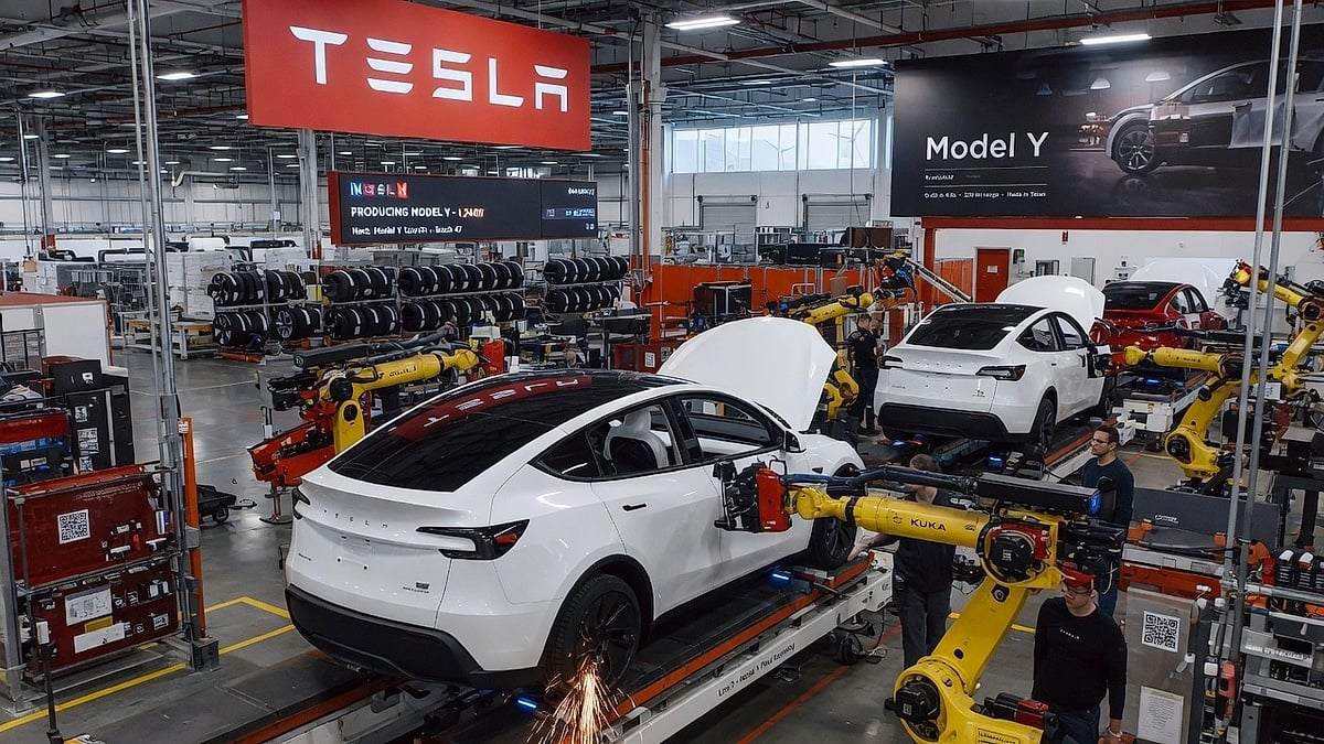 Tesla Model Y production imagined