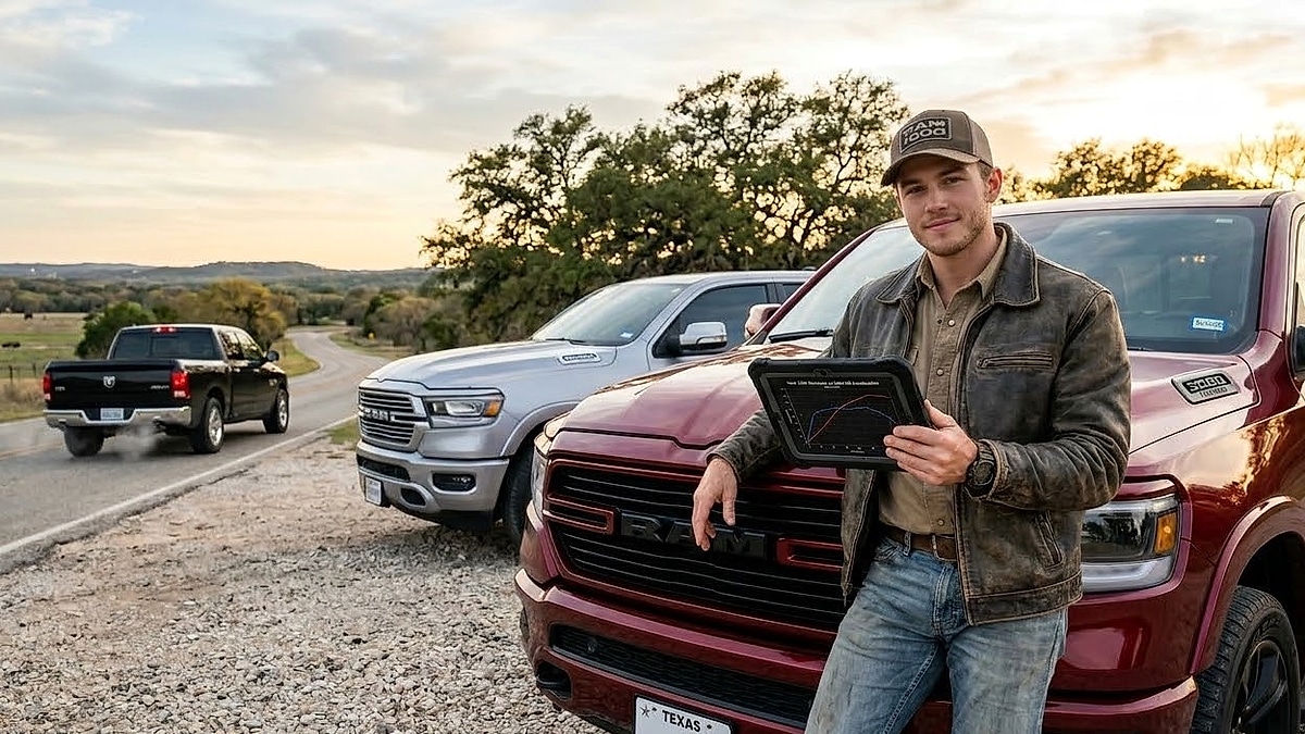 Texas Ram owner Andi Mark compares 2026 Hurricane I6 twin-turbo acceleration and torque against the Hemi V8's legendary rumble