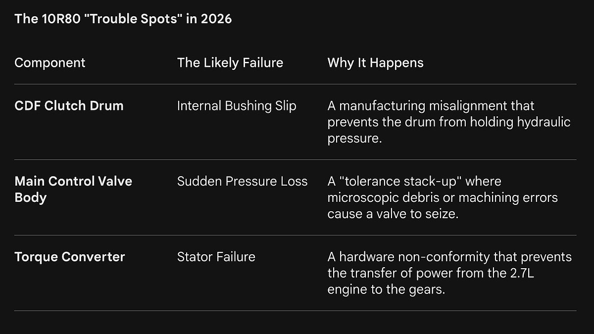 The 10R80 Trouble Spots in 2026