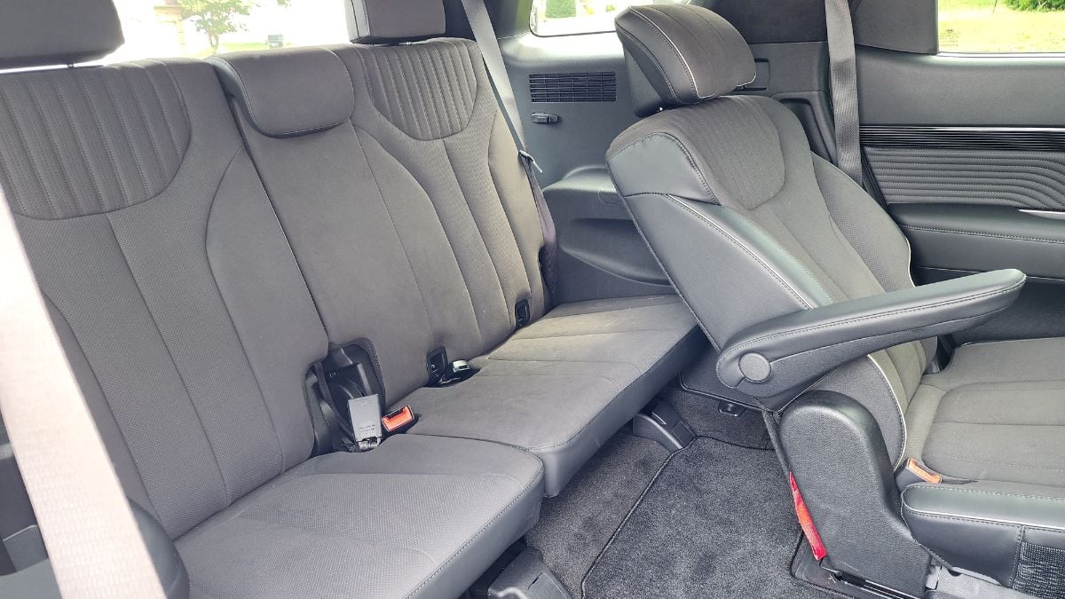 The 2025 Hyundai Palisade's third row seat