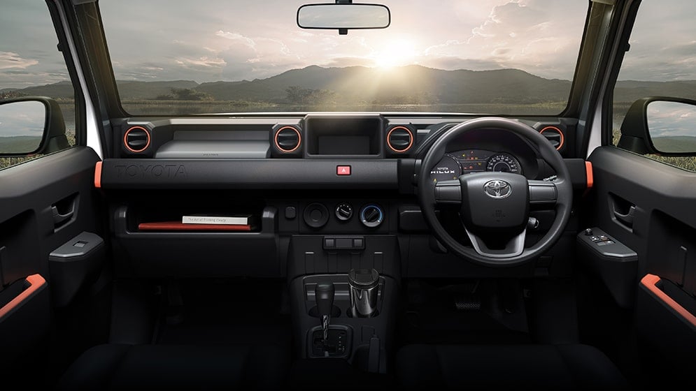 Toyota Hilux Champ is a small, but rugged work horse that gets you the essentials