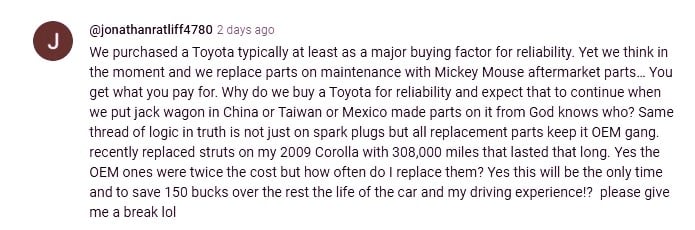 Parts Pricing Affects Car Owners Repair Decisions