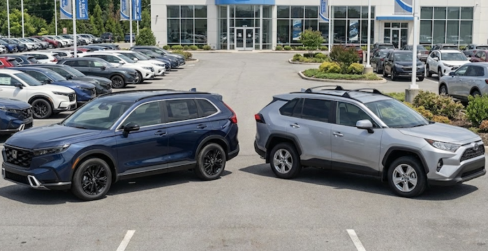 Toyota RAV4 Hybrid Vs Honda CR-V Hybrid