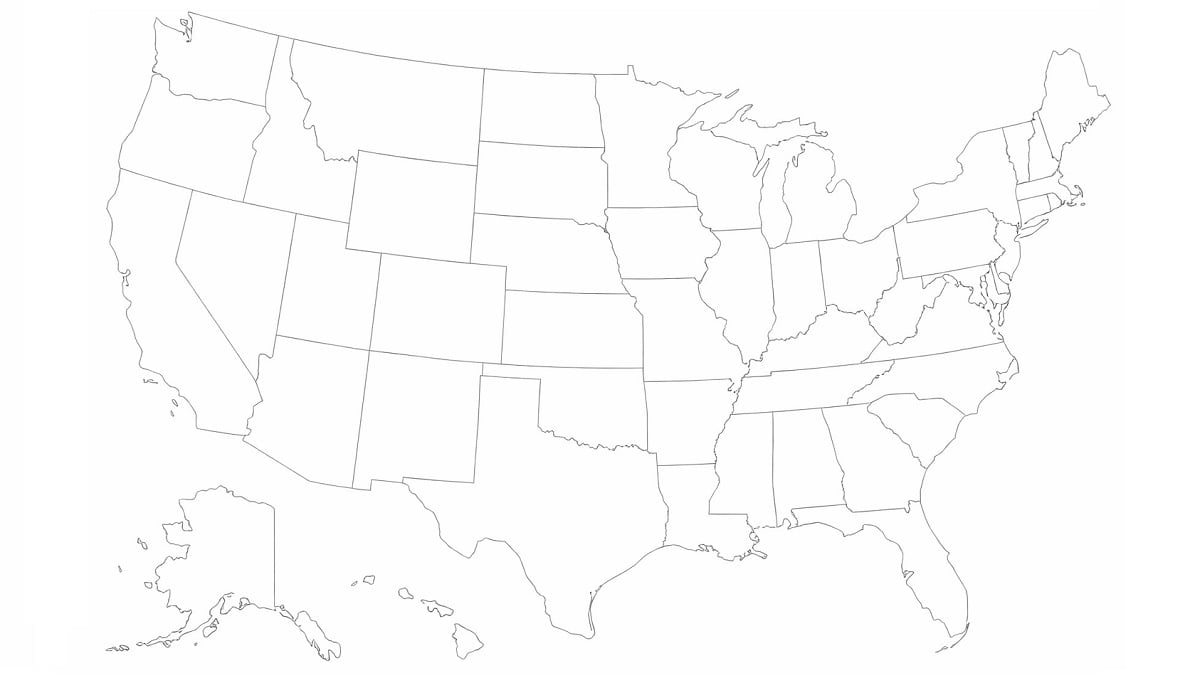 Map of U.S. states with link to Department of Energy website