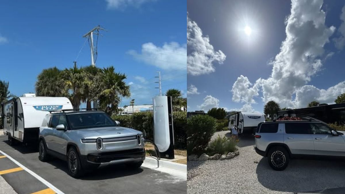 My First RV Trip with a Rivian R1S Cut My Range in Half, but Towing Was Shockingly Easy, and I Found the One Charging Station That Got It Right