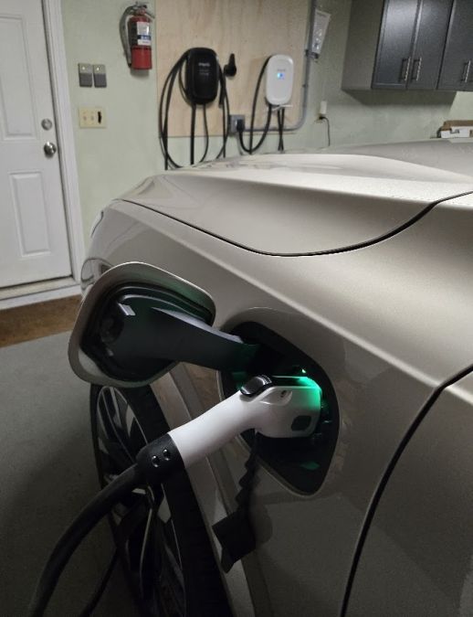 Volvo XC90 charging on Emporia EV charger
